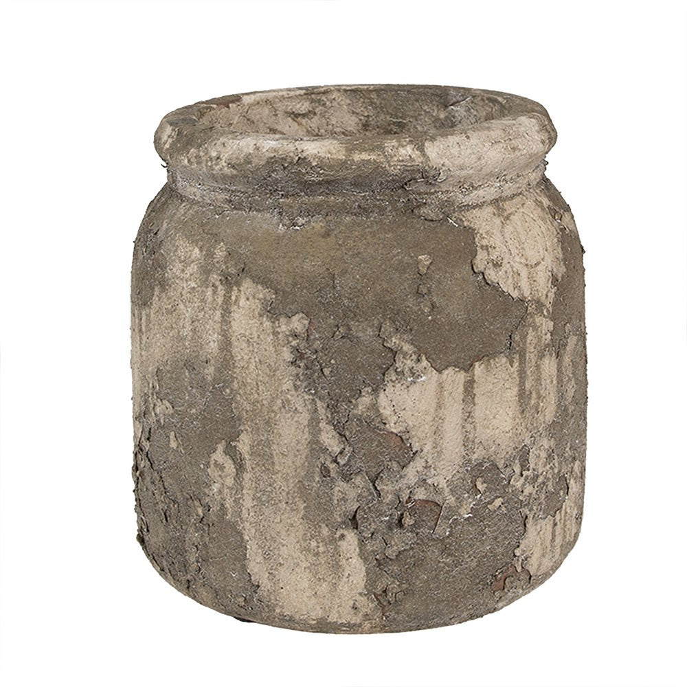 Bloempot Ø 14x13 cm terracotta beige