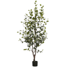 Artificial Eucalyptus Tree In Pot Height 180 Cm Green