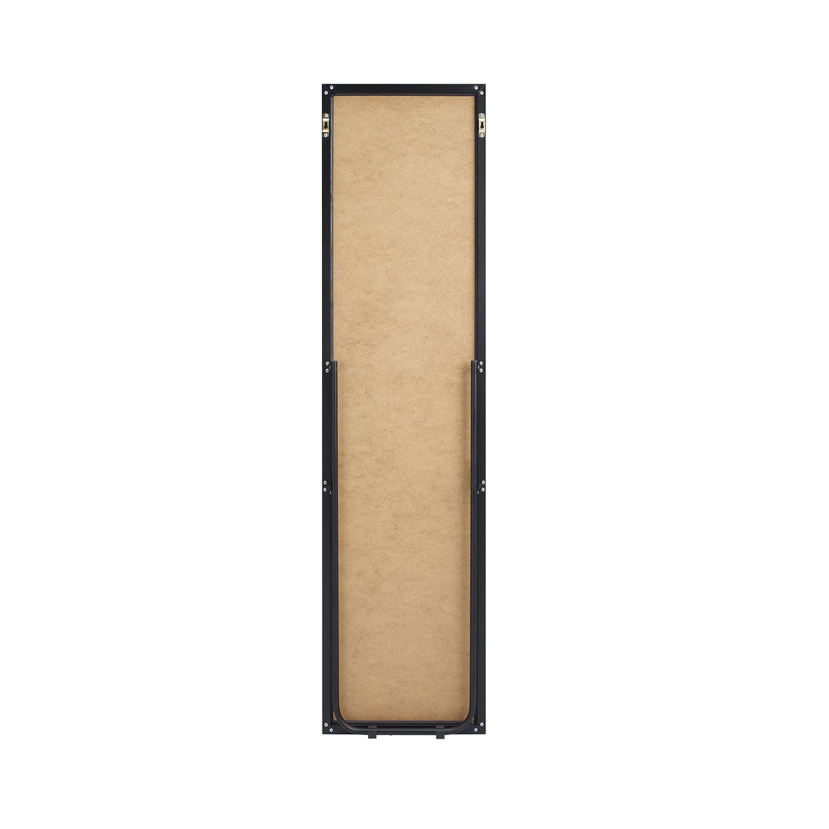 Spiegel 40x150 cm zwart aluminium