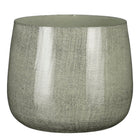 Bloempot 24 cm grijs ijzer