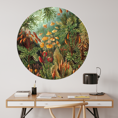 Muurcirkel Ernst Haeckel Dibond/Forex