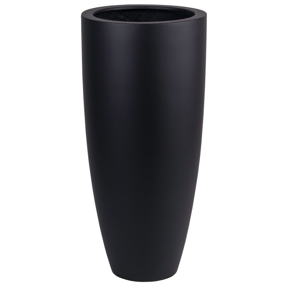 Plantenpot Kentucky black Ø47x100 cm polyester