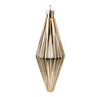 Kerstbal glas goudkleurig 5x15 cm