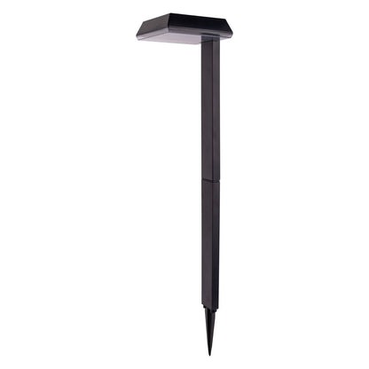 Solar Decorative Spike "Sigi", 79 cm high, plastic, black, integrated LEDs, warm white
