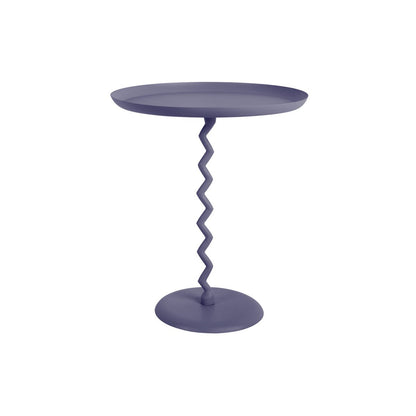 Bijzettafel Zig Zag blauw 44x52 cm ijzer