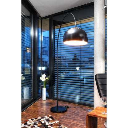 Booglamp 195 cm zwart