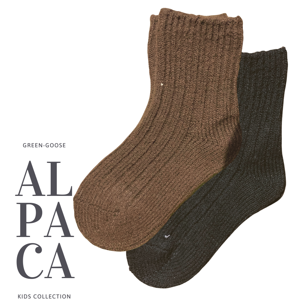 Alpaca sokken kinderen 2 paar
