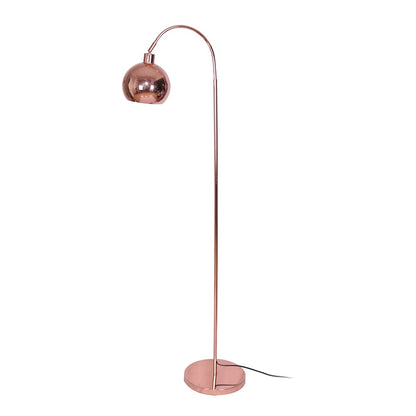 Vloerlamp metaal koperlook 28x60x153 cm