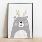 Children's room poster reindeer