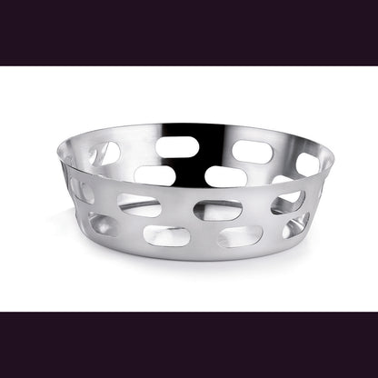Broodmand 17 cm roestvrij staal zilver