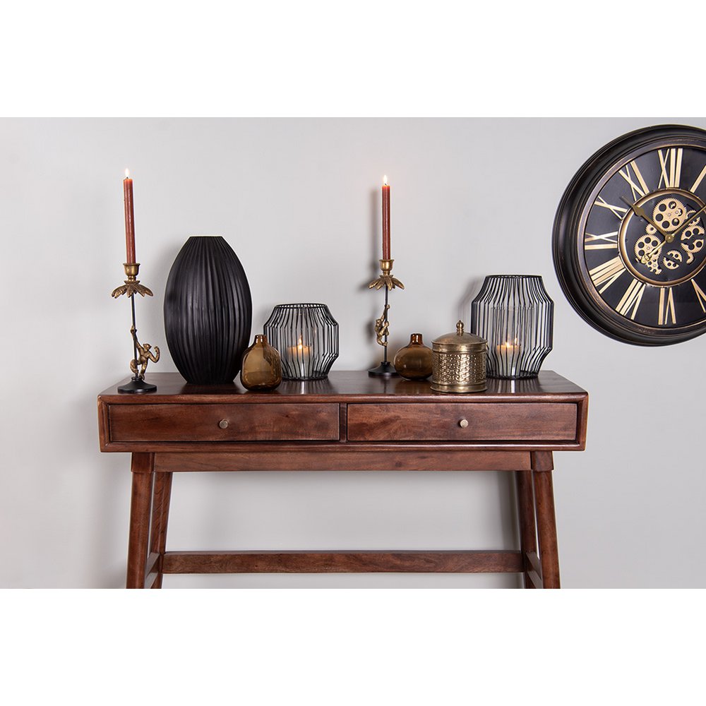 Bureautafel hout bruin 122x41x82 cm