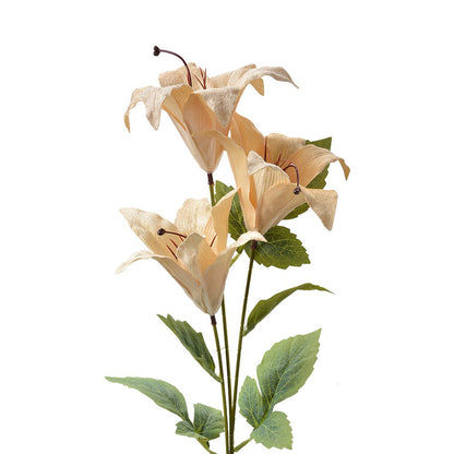 Kunstbloem 72 cm beige kunststof