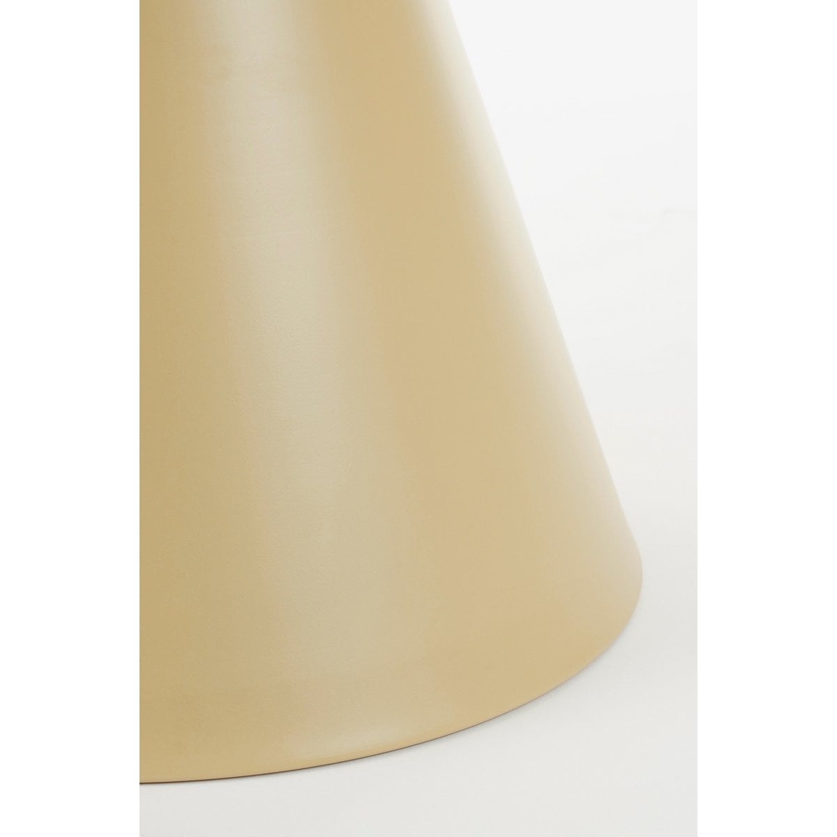 Bijzettafel 59x44 cm ijzer beige