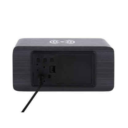 Alarm Clock Block w. Phone Charger-LED