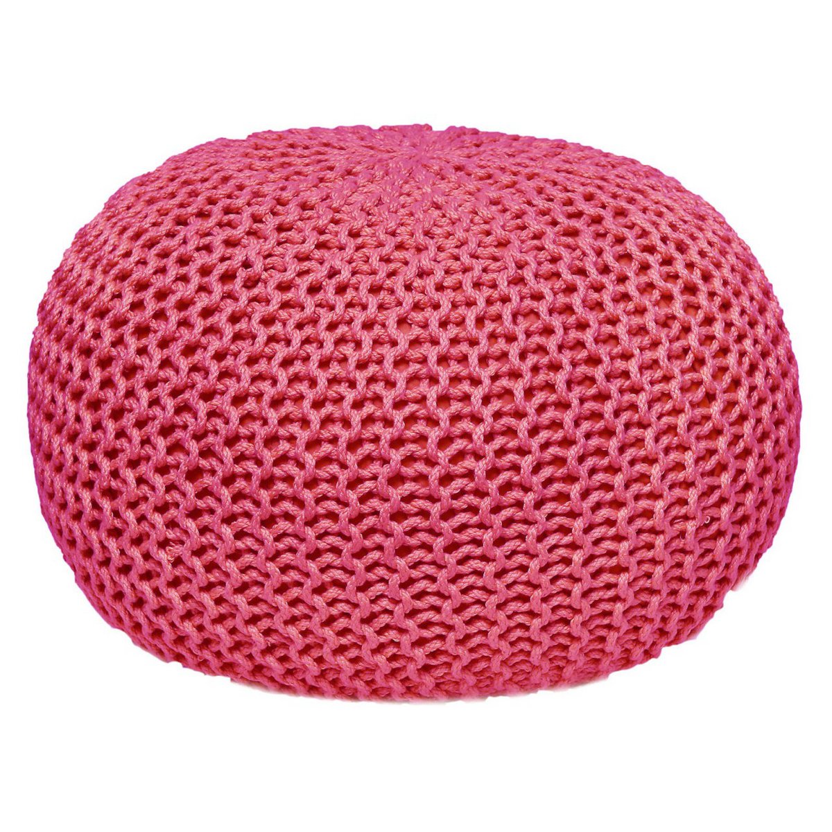 Pouf buiten Ø55x37 cm gerecycled plastic