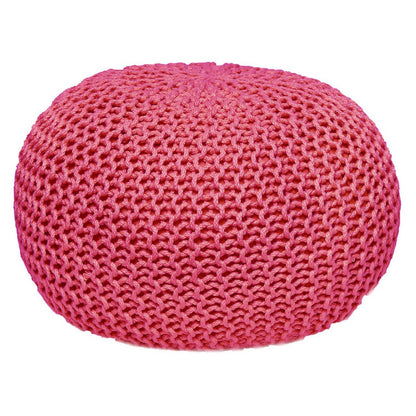 Pouf buiten Ø55x37 cm gerecycled plastic