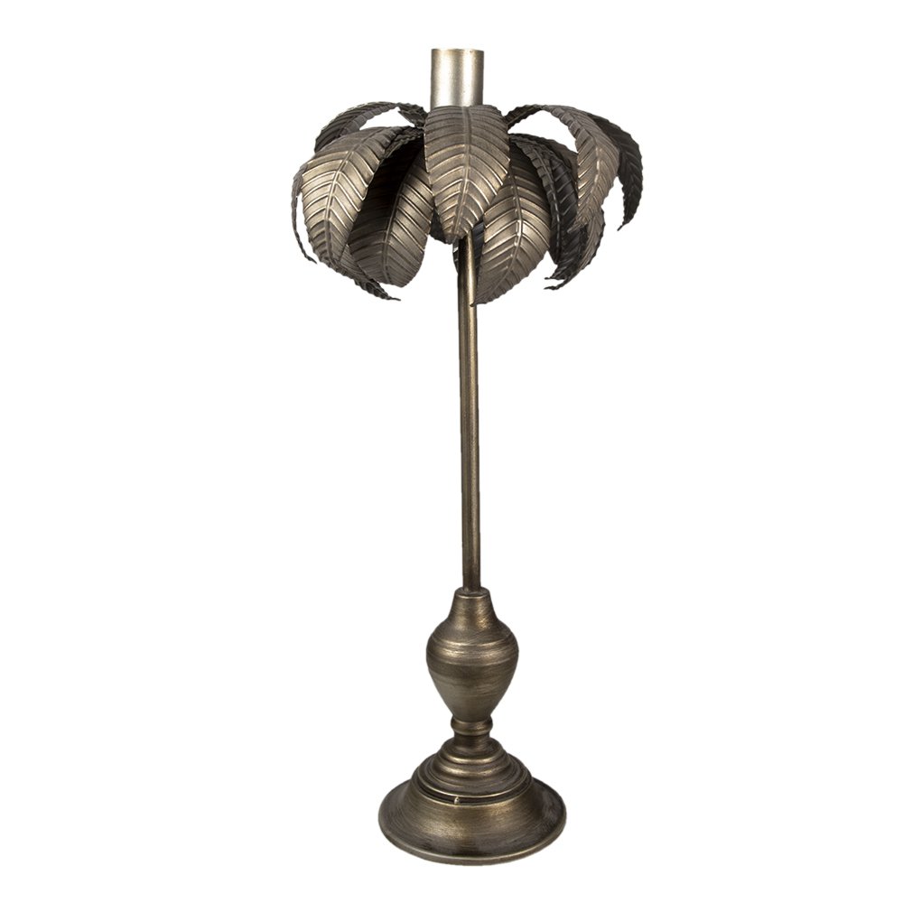 Kandelaar 67 cm zilverkleurig ijzer