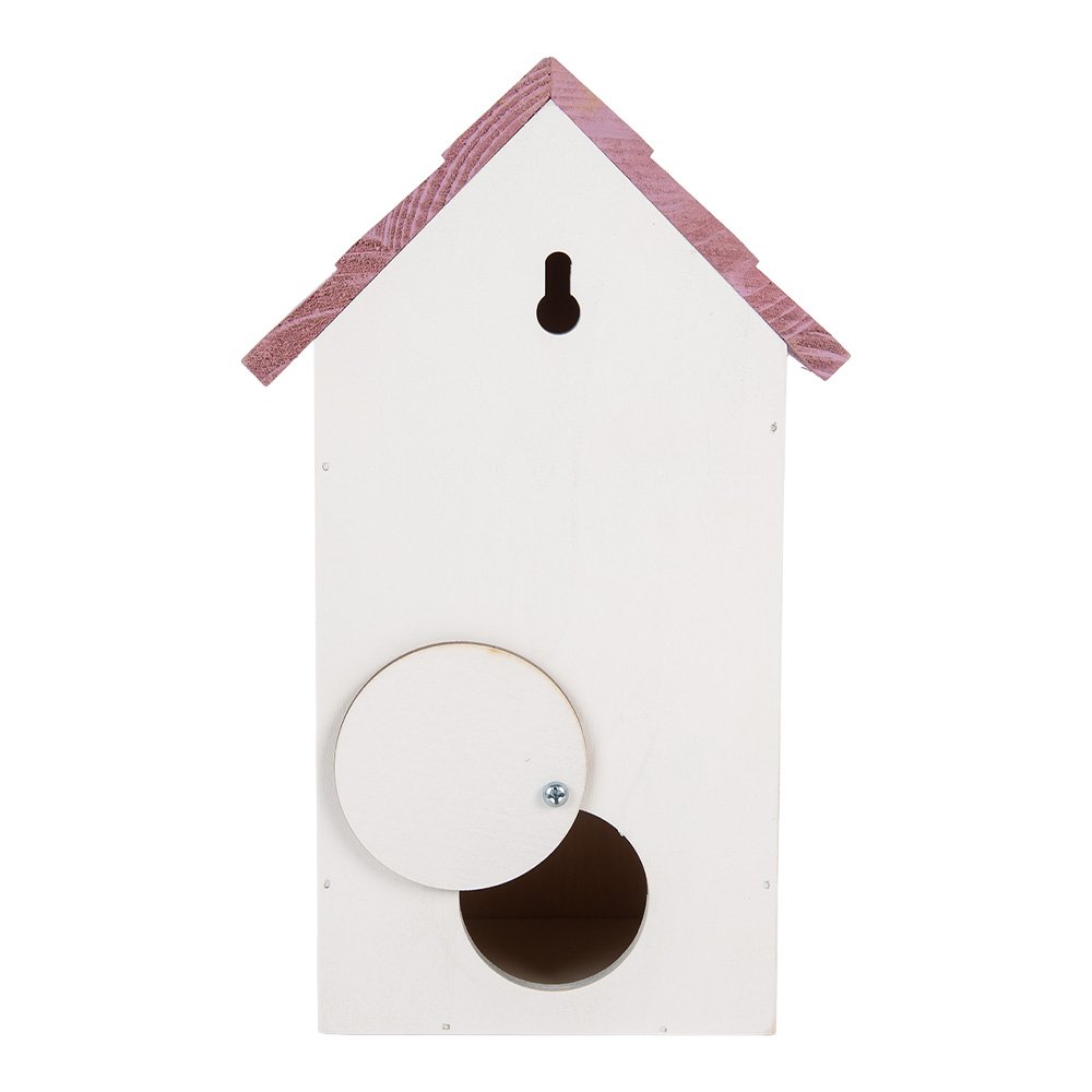 Vogelhuis 15x10x22 cm Wit Hout