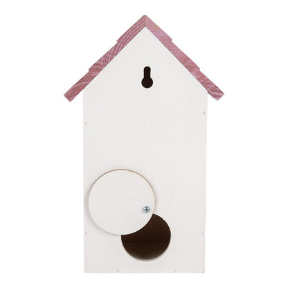 Vogelhuis 15x10x22 cm Wit Hout