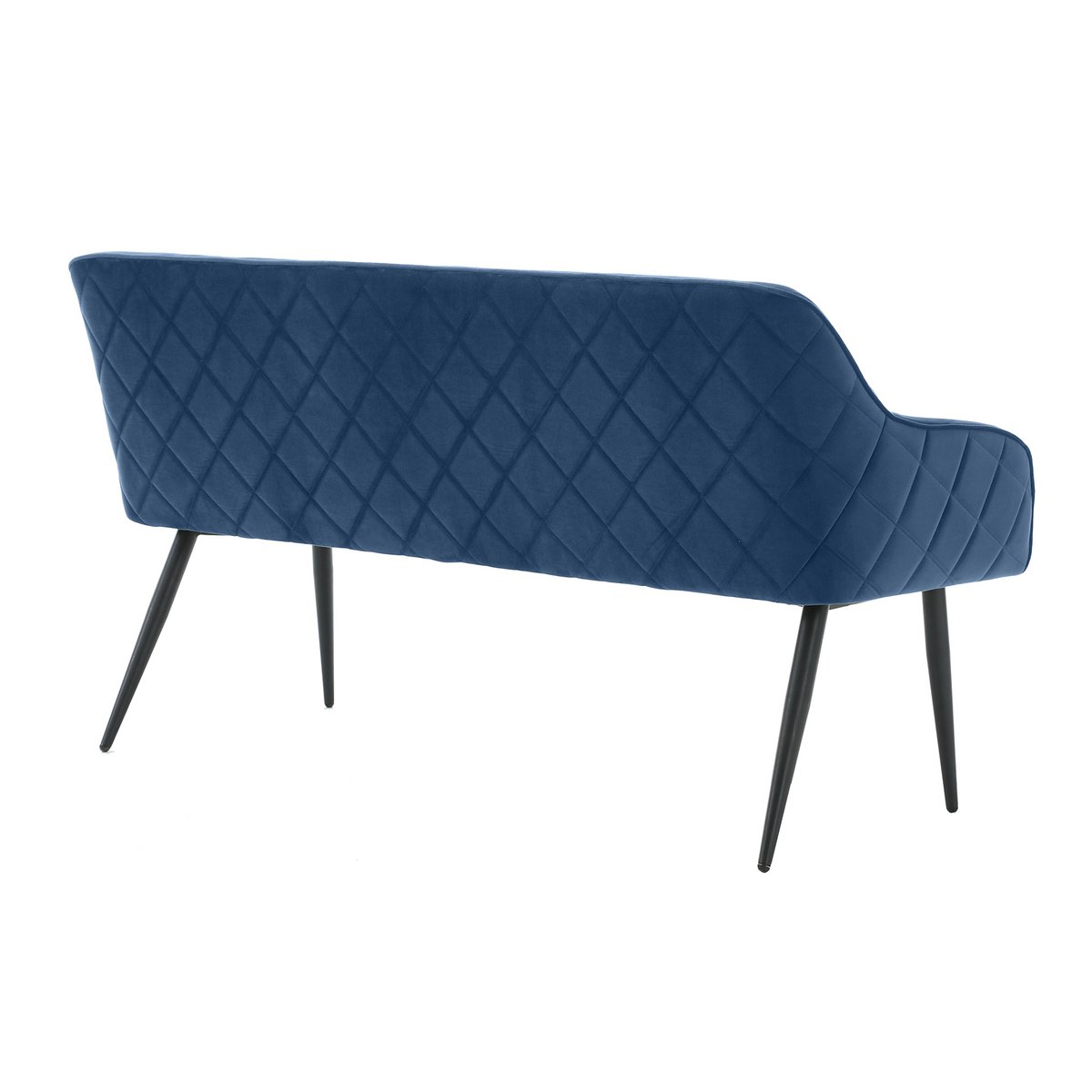 Eettafel 220x110 cm massief acaciahout met 4 stoelen en bank