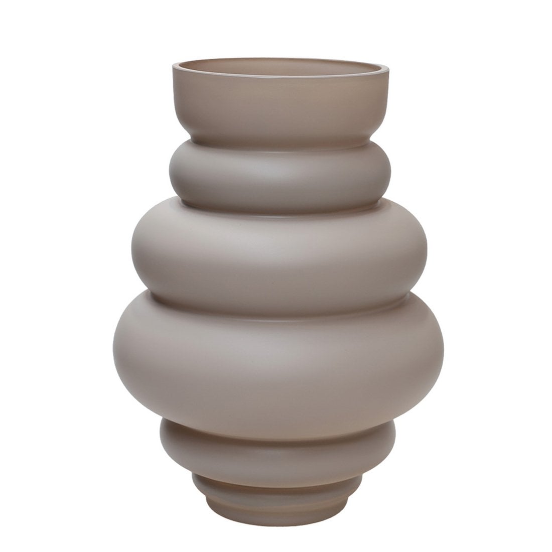 Vaas Maputo Ø22 x H30 cm mat ivory