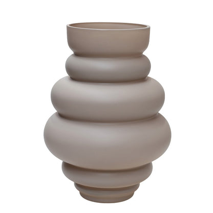 Vaas Maputo Ø22 x H30 cm mat ivory