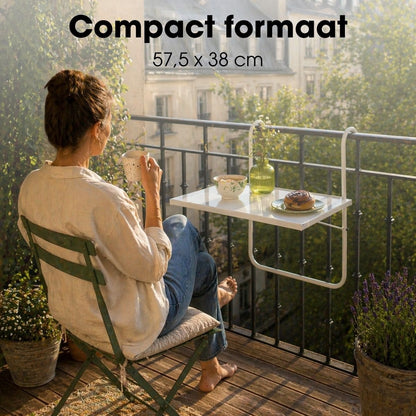 Side table outdoor Seattle White