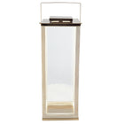 Large Glass Lantern 25x25x71 cm For Indoor and Outdoor Use