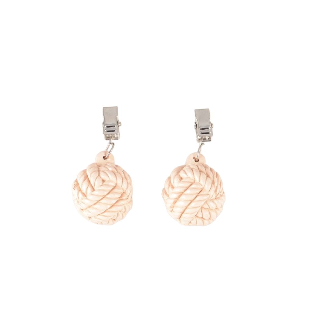 Tafelkleedgewichten 4 stuks beige plastic