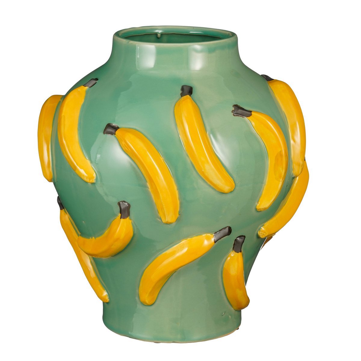 Vaas keramiek lichtgroen H38 Ø34 cm