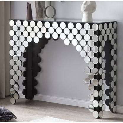 MDF console tafel met spiegelglas