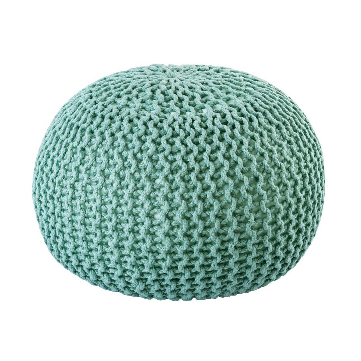 Pouf buiten Ø55x37 cm gerecycled plastic