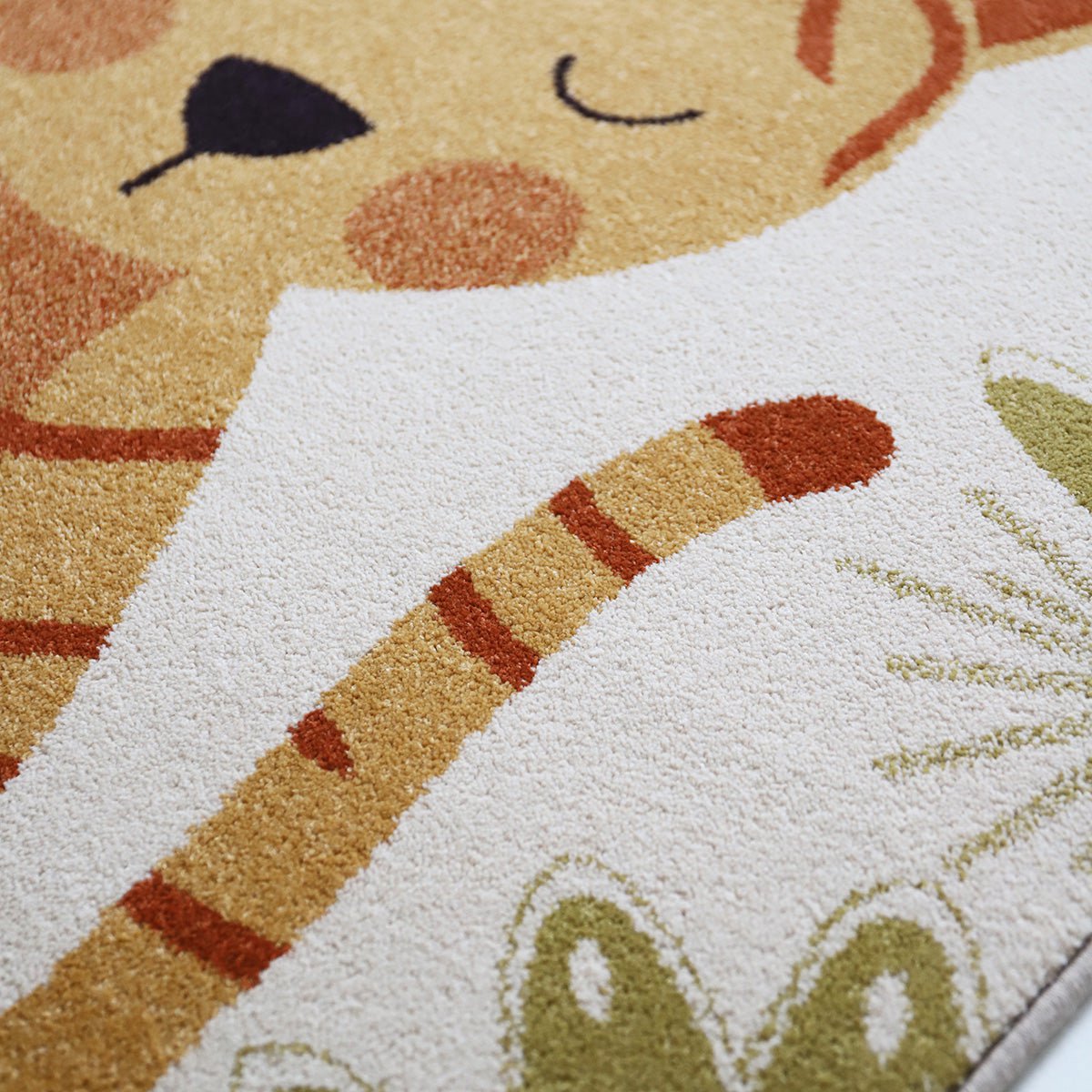 Tiger silly children's rug