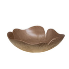 Golden matt bowl 42x36x17cm