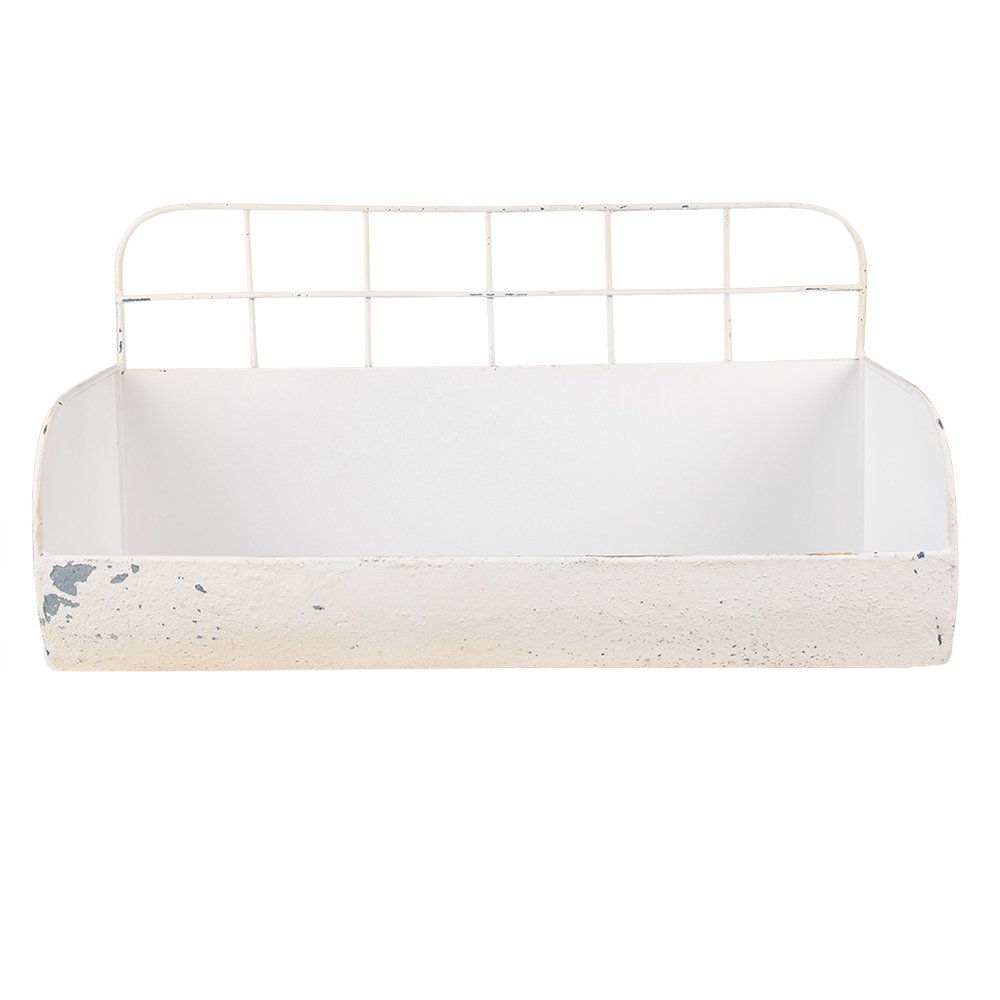 Wall shelf 38x14x20 cm Beige Iron Wall Rack