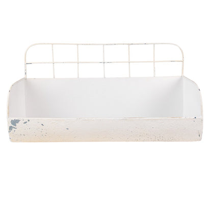 Wall shelf 38x14x20 cm Beige Iron Wall Rack