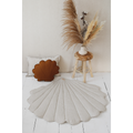 Sand Linen Shell Mat Indoor And Outdoor Use Comfortable