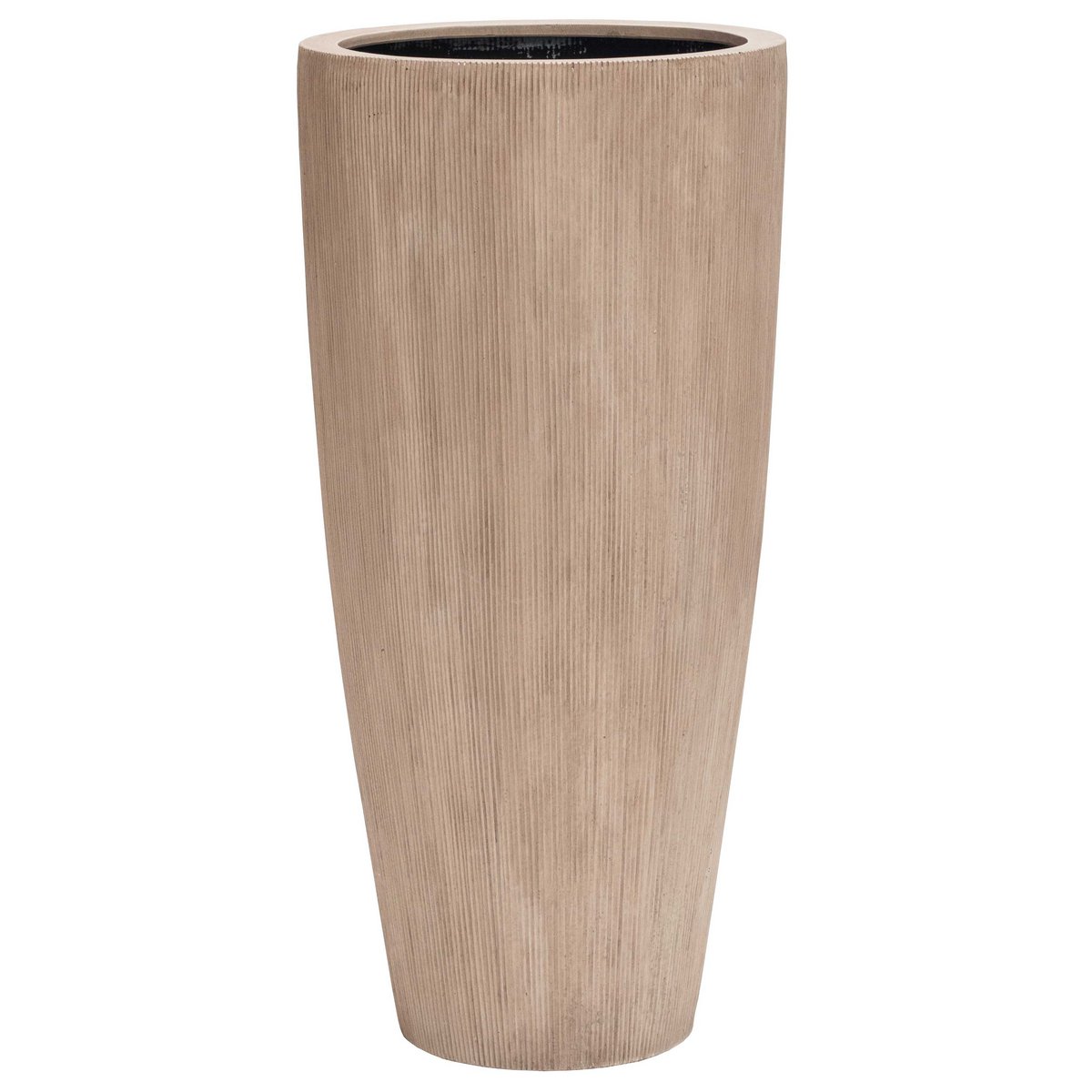 Plantenpot fiberstone 47x100 cm beige