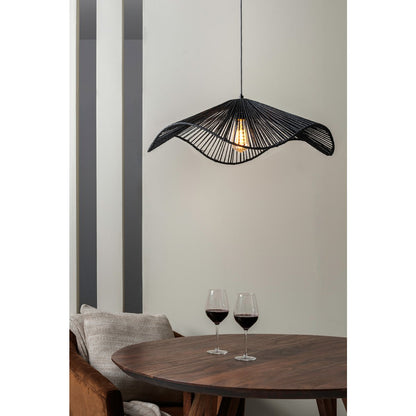 Hanglamp Sombra 62x62x19 cm jute zwart
