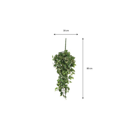 Artificial Hanging Plant Scindapsus Green