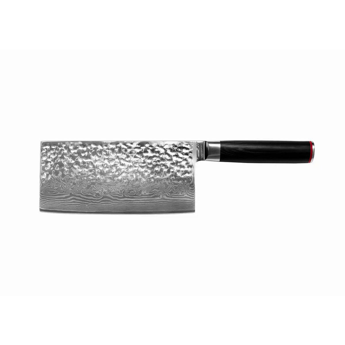 Damascus hakmes 190 mm zwart grijs