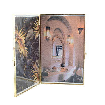 Acryl fotolijst 24,5x15x1,6 cm goud