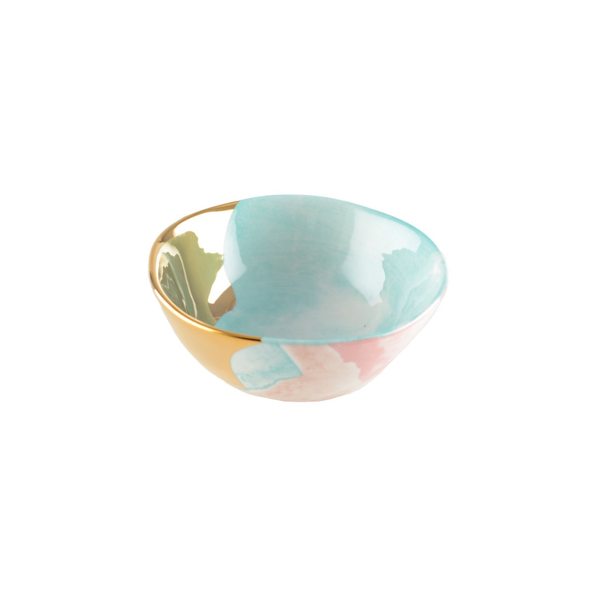 Soepkom 12 cm multicolor keramiek