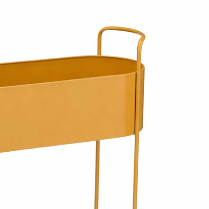 Plantenbak Moritz 55x24x65 cm bruin ijzer