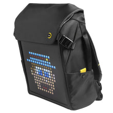 Rugzak zwart met pixeldisplay