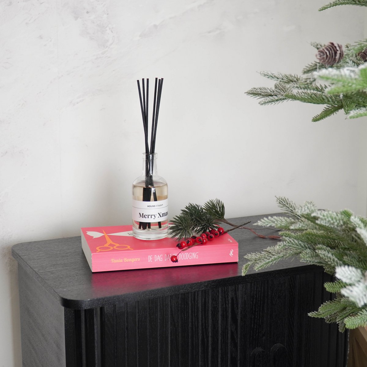 Reed diffuser - Glass/fiber - Christmas - 100ml