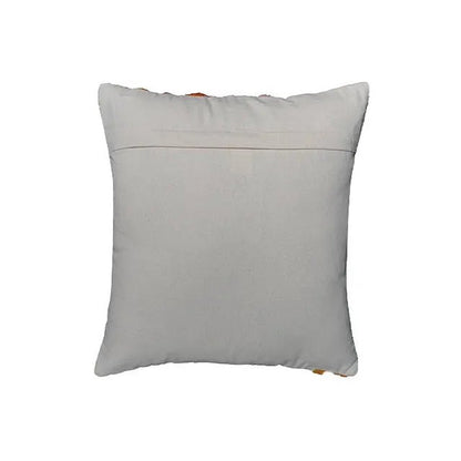 Kussenhoes 45x45 cm geborduurd bloemenpatroon katoen