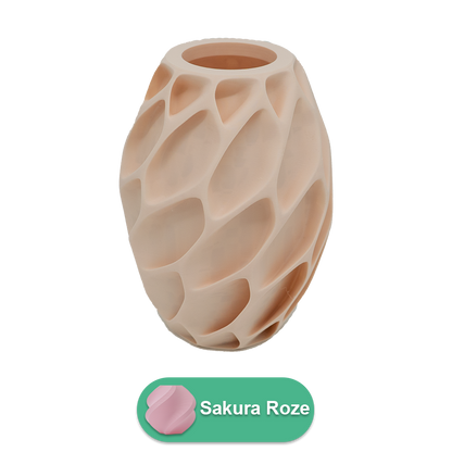 Oruna 3D vaas - 3D geprinte vaas - Duurzaam PLA - Geschikt voor kunstbloemen