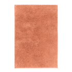 Badmat 60x90 cm katoen stoffig koraal