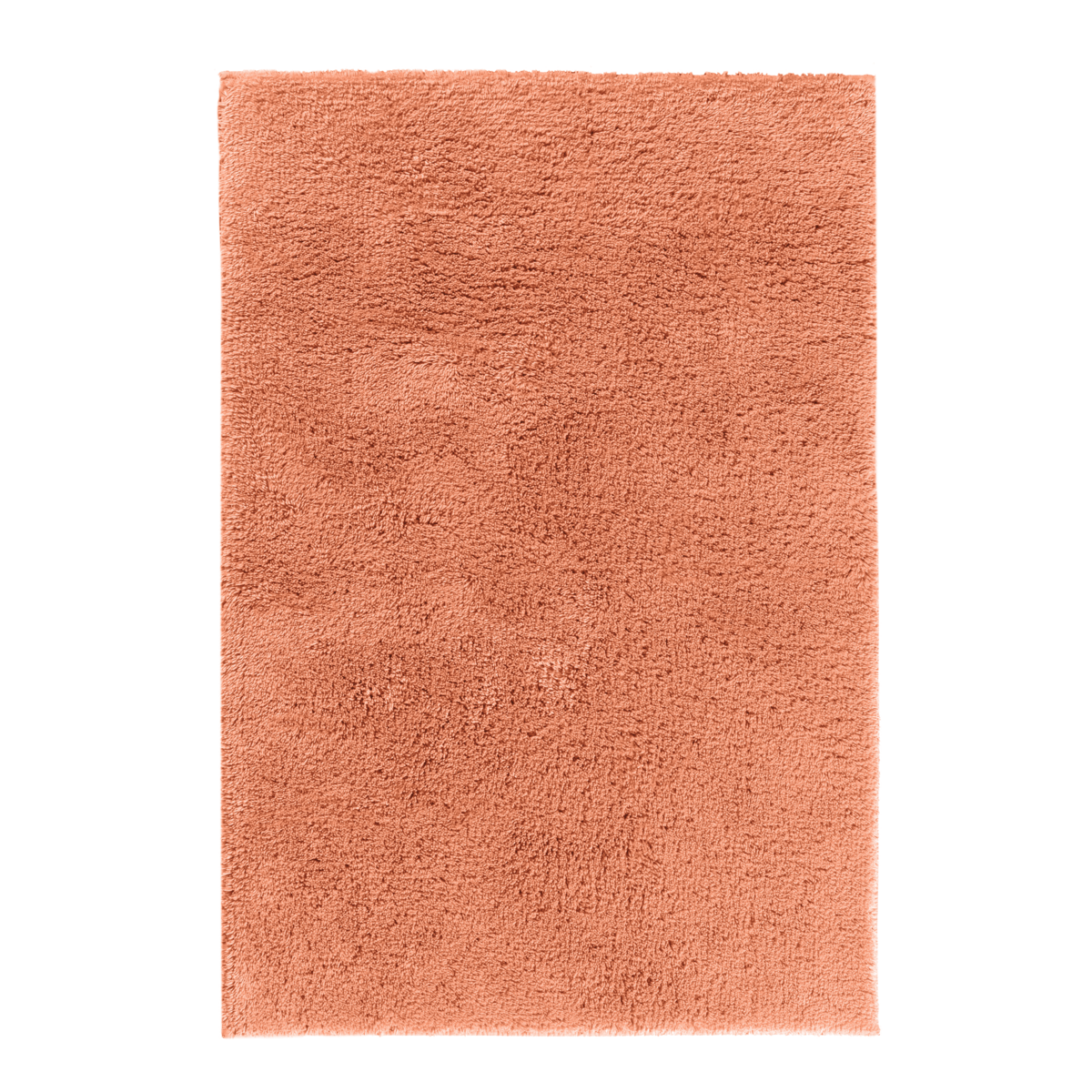 Badmat 60x90 cm katoen stoffig koraal